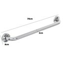 Ver imagem 2 de Alça de Apoio Barra Inox Kit 14 Unidades 70cm Segurança Deficiente Idoso Parede Corrimao