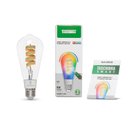 Ver imagem 3 de Lâmpada Led Smart Wi-fi Inteligente St64 Filamento 6w E27 Rgb Taschibra