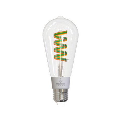 Lâmpada Led Smart Wi-fi Inteligente St64 Filamento 6w E27 Rgb Taschibra