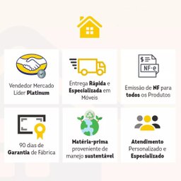 Armário Gaveteiro Volante Incoflex com 3 Gavetas Cinza - 4