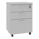 Ver imagem 1 de Armário Gaveteiro Volante Incoflex com 3 Gavetas Cinza