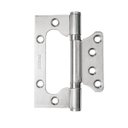 Ver imagem 2 de Dobradiça Sobrepor Inox Escovado 4" com Rolamento - Pado