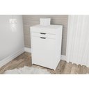 Ver imagem 2 de Penteadeira Pe-2007 C/ 1 Gaveta e Puff Branco - Tecno Mobili