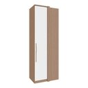 Ver imagem 1 de Modulo de Canto Reto com 1 Porta de Correr Setiba Plus 245 Cm Rimo Carvalho/branco