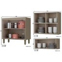 Ver imagem 3 de Cozinha Modulada Completa Connect 10 Peças (3 Armários + 3 Balcões + 1 Paneleiro + 3 Complementos