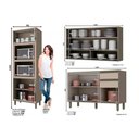 Ver imagem 4 de Cozinha Modulada Completa Connect 10 Peças (3 Armários + 3 Balcões + 1 Paneleiro + 3 Complementos