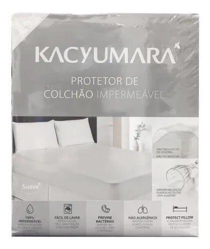 Protetor de Colchão Impermeável Kacyumara - Cama Queen - 1