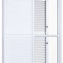 Ver imagem 4 de Porta de Alumínio Balcão 215x150cm 4 Folhas 2 Fixas Lucasa Eccellente Branco