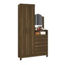 Ver imagem 3 de Cômoda com Espelho 2 Portas 4 Gavetas Capri Albatroz Móveis