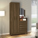 Ver imagem 2 de Cômoda com Espelho 2 Portas 4 Gavetas Capri Albatroz Móveis