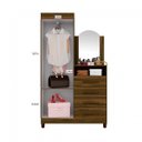 Ver imagem 5 de Cômoda com Espelho 2 Portas 4 Gavetas Capri Albatroz Móveis