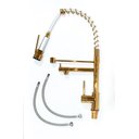 Ver imagem 5 de Torneira Cozinha Gourmet Monocomando Gold Dourada Ouro 50 Cm