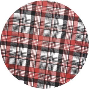 Kit 4 Capas para Sousplat Xadrez Sol da Noite 35cmx35cm