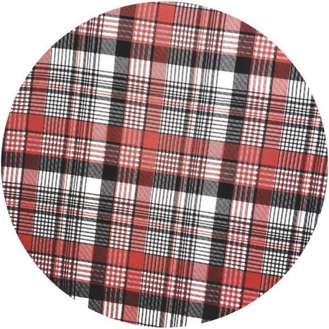 Kit 4 Capas para Sousplat Xadrez Sol da Noite 35cmx35cm