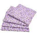 Ver imagem 1 de Kit 4 Guardanapos de Tecido Floral Lis Algodão 39cmx39cm