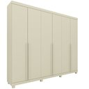 Ver imagem 2 de Guarda-Roupa Casal 6 Portas com Pés Imperatriz 100% MDF