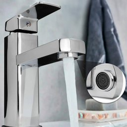 Torneira Monocomando Banheiro Lavatório Baixa Aço Inox Prata - 7