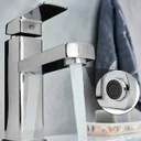 Ver imagem 7 de Torneira Monocomando Banheiro Lavatório Baixa Aço Inox Prata