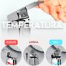 Torneira Monocomando Banheiro Lavatório Baixa Aço Inox Prata - 2