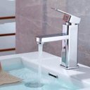 Ver imagem 4 de Torneira Monocomando Banheiro Lavatório Baixa Aço Inox Prata