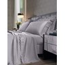 Jogo de cama king Jaqui Buettner percal 300 fios com renda - 3