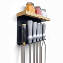 Suporte para Espetos Strassis Design Sd-7001 Preto - 4