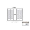 Ver imagem 3 de Porta de Alumínio Balcão 214x200cm 4 Folhas 2 Fixas Lucasa Eccellente