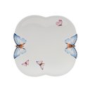 Ver imagem 2 de Cj 6 Pratos Rasos de Porcelana Branca Borboletas 24cm Wolff