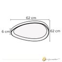 Ver imagem 5 de Plafon Led Seixos de Sobrepor 62cm 45w Bivolt 3000k Branco
