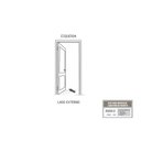 Ver imagem 7 de Porta Pivotante de Aluminio com  Friso Puxador de 1 metro 225x130 Lucasa Aluminio