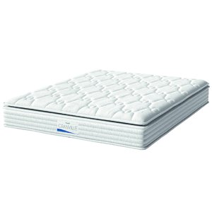 Colchão Casal King Molas Ensacadas Granville com Pillow 193x203x28cm Branco Probel