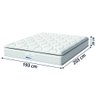Colchão Casal King Molas Ensacadas Granville com Pillow 193x203x28cm Branco Probel - 2