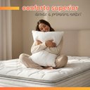 Ver imagem 7 de Colchão Casal King Molas Ensacadas Granville com Pillow 193x203x28cm Branco Probel