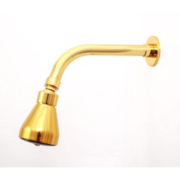 Ducha Chuveiro Articulado Samer Metais para Aquecedor a Gás e Solar Dourado - 3