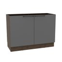 Ver imagem 2 de Balcão 120cm 2 Portas 1 Prateleira Interna Cozinha Lisboa sem Tampo