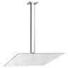 Ducha De Inox Quadrada 30X30 Cm De Teto (Cromada) - 1