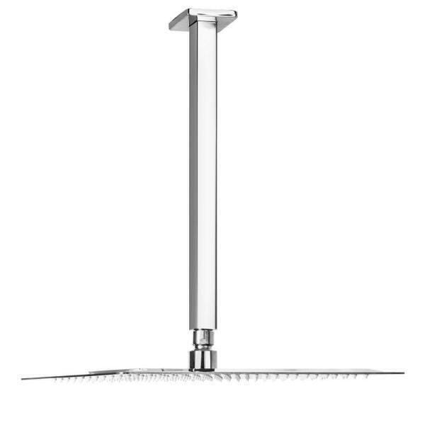 Ducha De Inox Quadrada 30X30 Cm De Teto (Cromada) - 2