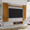 Ver imagem 6 de Painel Suspenso Tv 65 Pol 177 Cm Buzios Naturalle Off White Bechara
