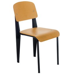 Cadeira Standard madeira cozinha jantar nordico escandinabo Jean Prouve - 1