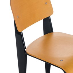 Cadeira Standard madeira cozinha jantar nordico escandinabo Jean Prouve - 5