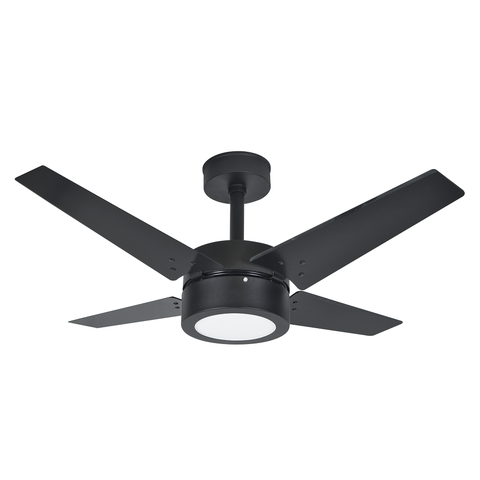 Ventilador de Teto Infinity Linea LED 6000K Preto 4 Pás 110 V 1054