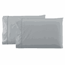 Ver imagem 3 de Kit de Cama Casal 400 Fios 3 Peças Ponto Palito Toque Macio Cor:cinza