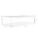 Ver imagem 3 de Kit 2 Organizadores Geladeira 2,8l Cozinha Multiuso com Respiradouro Frutas Legumes Clear Fresh ou