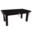 Ver imagem 2 de Mesa Sinuca Bilhar Mdf 1.85 X 1.07 Procopio - Preto