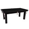 Mesa Sinuca Bilhar Mdf 1.85 X 1.07 Procopio - Preto - 2