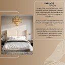 Ver mais imagens de Cabeceira Cama Box Queen Size Estofada Essence 160cm com Sapatas Plásticas Braços Laterais