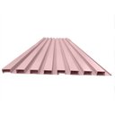 Ver imagem 1 de CX Painel Ripado PVC Rosa 1,00x0,15 7UN + 2 BR Cantoneira 1,05