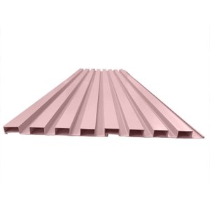 Painel Ripado de Pvc em Placa 100x15cm caixa com 7 Placas = 1m² com 2 Acabamentos em L de Bariri