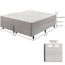 Ver imagem 4 de Conjunto Cama Box + Colchão King com Molas Ensacadas Agile 193x198x67