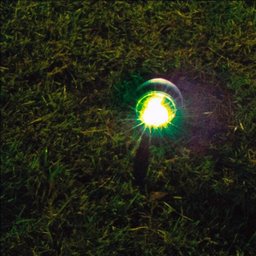 Lâmpada Luminária Super Led Espeto Jardim Spot 7w Luz Verde - 7